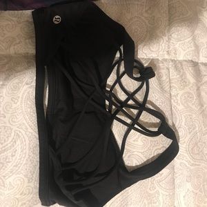 Lulu lemon black sports bra